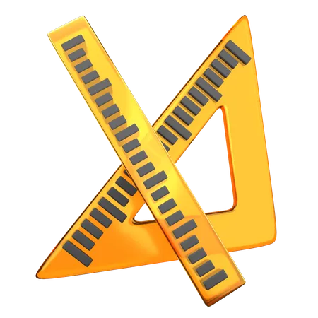 Ruler  3D Icon