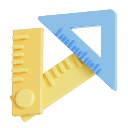 Ruler  3D Icon