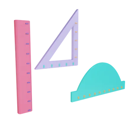 Ruler  3D Illustration