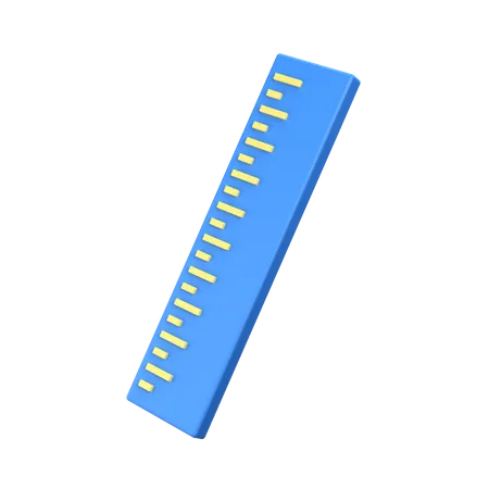 Ruler 3 D Education Icon 3D Icon