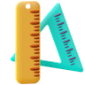 ruler emoji 3d