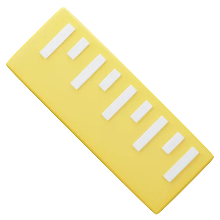Ruler 3 D Illustration 3D Icon
