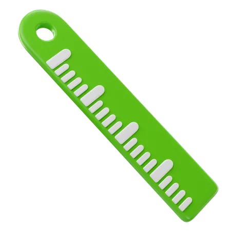 3 D Illustration Ruler Of Back To School Icon 3D Icon