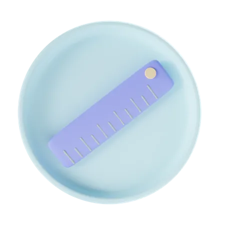 Ruler Back To School Icon 3D Icon