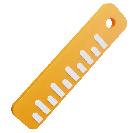Ruler Measurement 3D Icon
