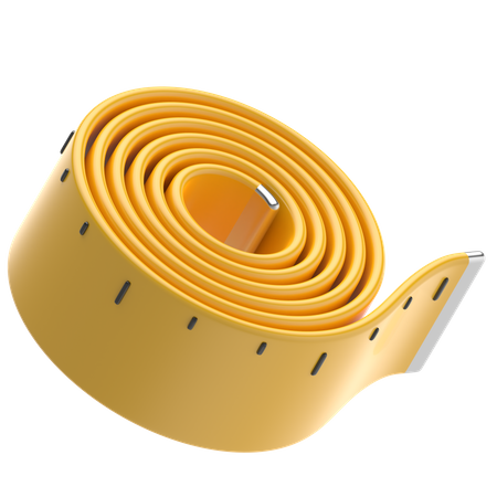 Ruler Tape  3D Icon