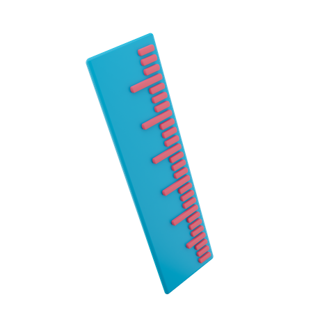 Ruler Vertical  3D Icon