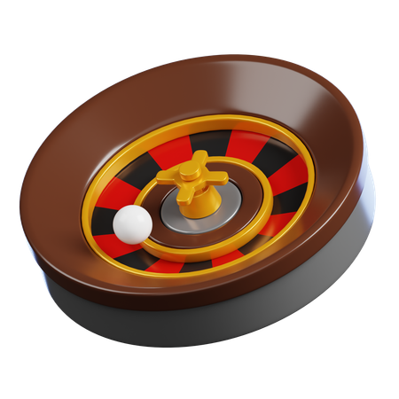 Rueda de la ruleta  3D Icon