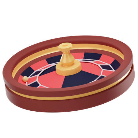 Rueda de la ruleta  3D Icon