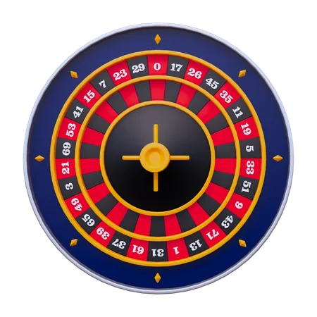 Ruleta de casino  3D Icon