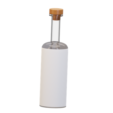 Rum Bottle  3D Icon