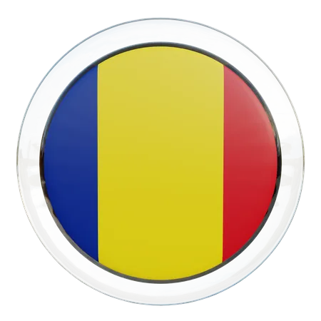 Rumänien-Flagge  3D Flag