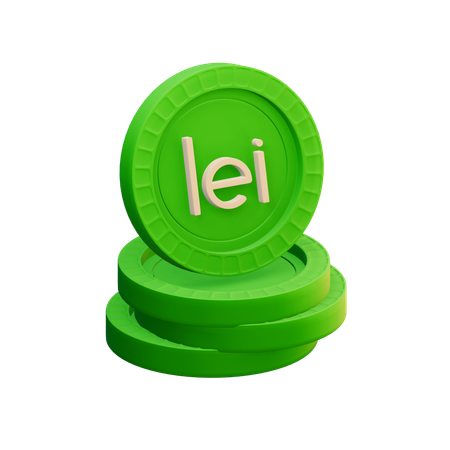 Rumänischer Leu  3D Icon