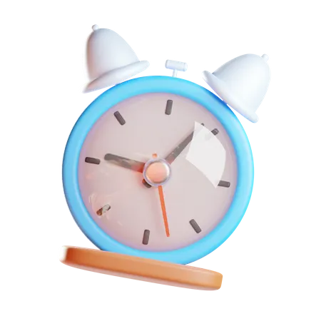 Runde Uhr  3D Icon