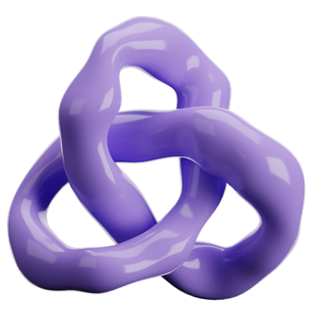 Runde Dreieckform  3D Icon