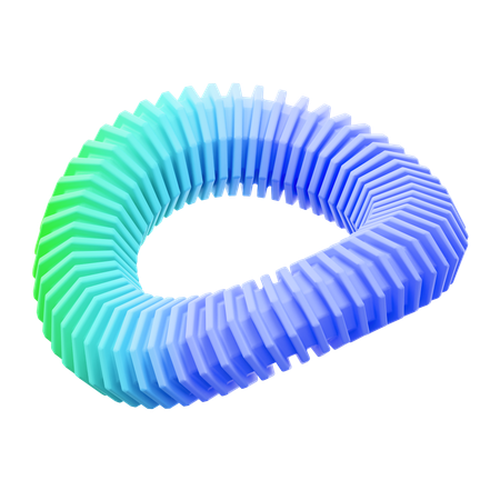 Kreisförmige Box abstrakt  3D Icon