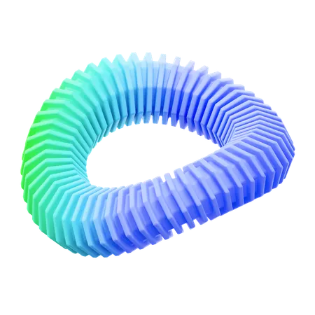 Kreisförmige Box abstrakt  3D Icon