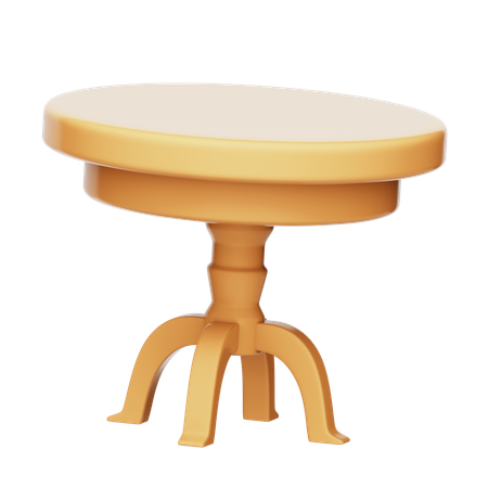 Runder Tisch  3D Icon