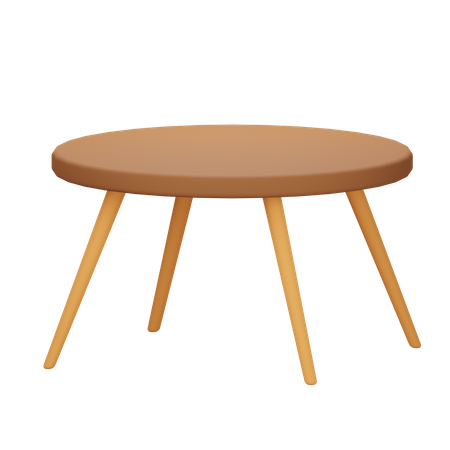 Runder Tisch  3D Icon