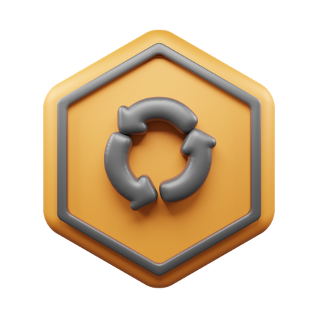 Rundherum Kreis  3D Icon