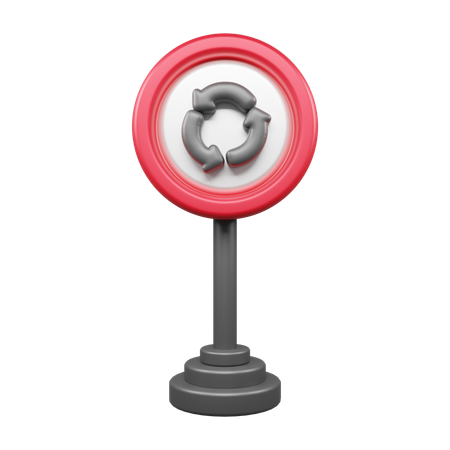 Rundherum Kreis  3D Icon