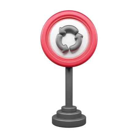 Rundherum Kreis  3D Icon