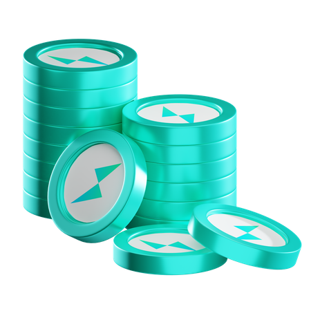 Rune Coin Stacks  3D Icon