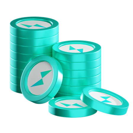 Rune Coin Stacks  3D Icon