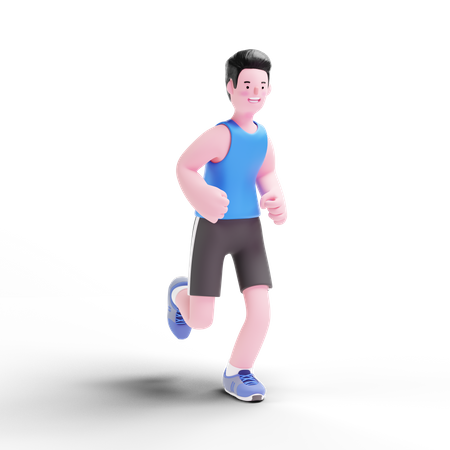 Runner  3D Icon