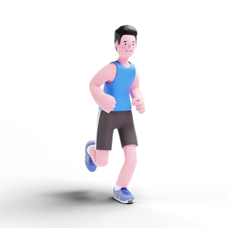 Runner  3D Illustration