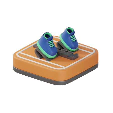 Running  3D Icon