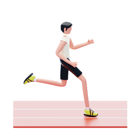 Running  3D Icon