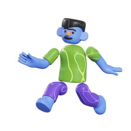 Running  3D Icon