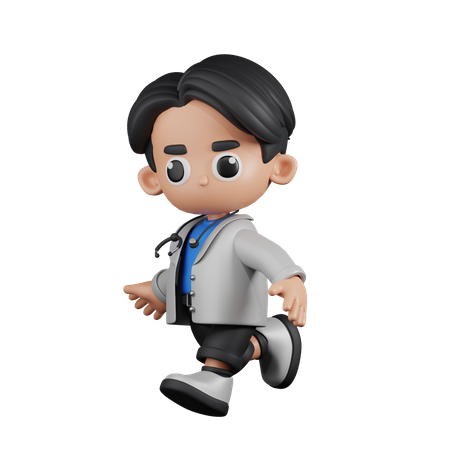 Running Doctor  3D Icon