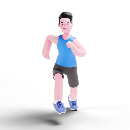 Running Exercise  3D Icon