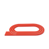 3d running-track logo