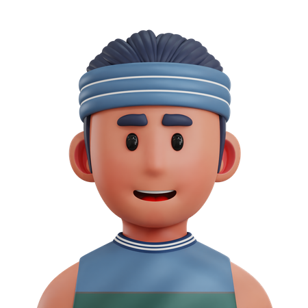 Running Player  3D Icon