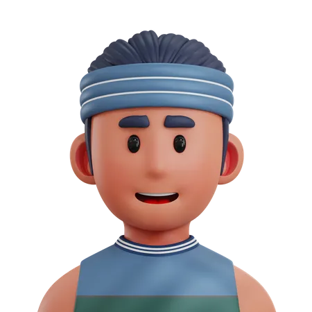 Running Player  3D Icon