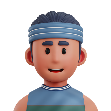 Running Player  3D Icon