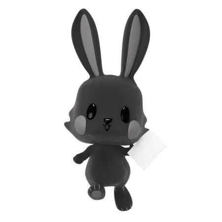 Running Rabbit  3D Icon