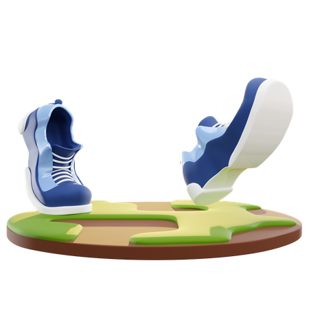 Running Shoes  3D Illustration