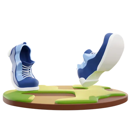Running Shoes  3D Illustration