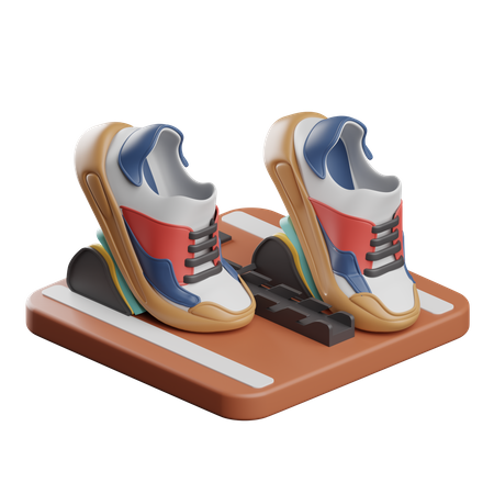Running Shoes 3D Illustration