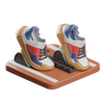 running shoe 3d illustration