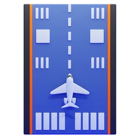 Runway 3D Icon