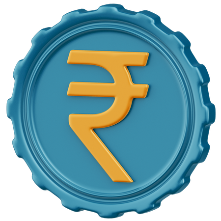 Rupee  3D Icon