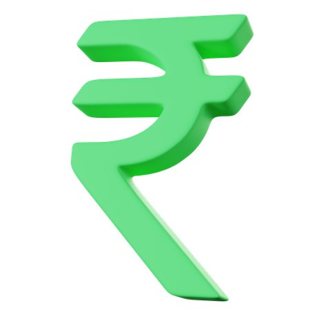 Rupee  3D Icon