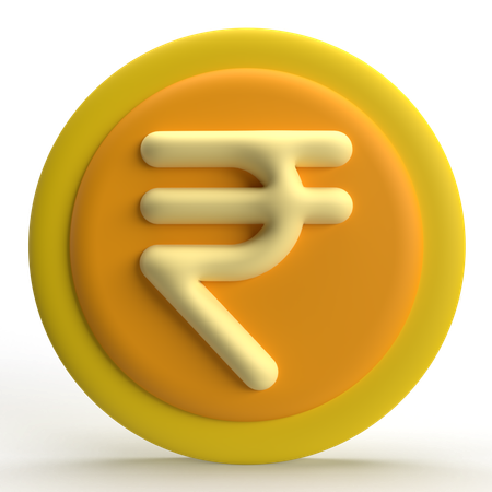 Rupee  3D Icon