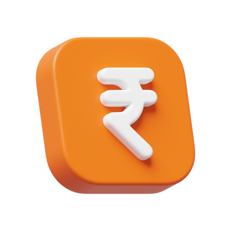 Rupee  3D Icon