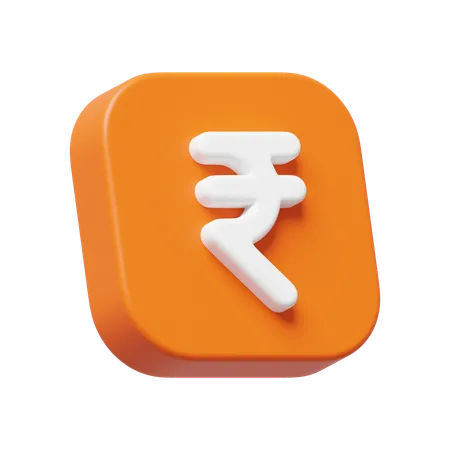 Rupee  3D Icon